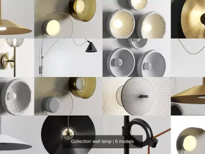 Collection wall lamp 3D Model Pack