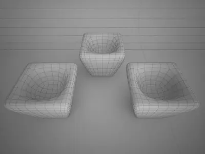 Illuminated Planter 5 3D model