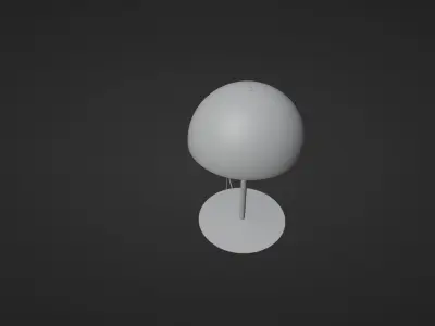 HANNA Pink Table Lamp Low-poly 3D model