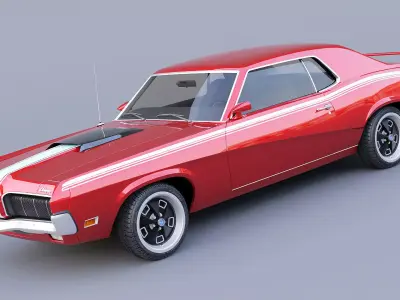 1970 Mercury Cougar Eliminator 3D model