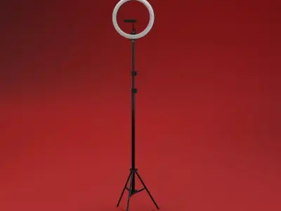 RingLight ring light on tripod Free 3D model