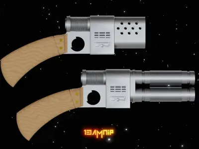 Maelstrom-7 tandem Blaster 3D print model