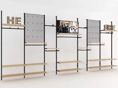 WALL UP SYSTEM Low-poly 3D model