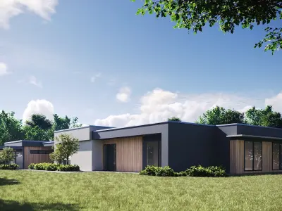Exterior House Scene 3D model shop