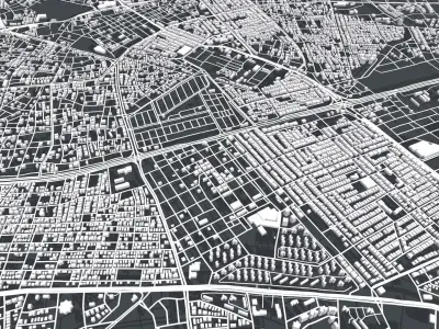 Cityscape Antalia Turkey 3D model