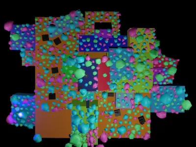 garohills scenes Low-poly 3D model