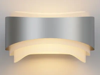 WARP ACCENT WALL SCONCE Low-poly 3D model