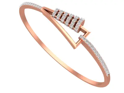 068 - Light Weighted Ladies Bracelet - Fancy Girls Bracelet 3D print model