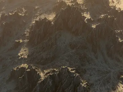 Mountains  big n1 3D model