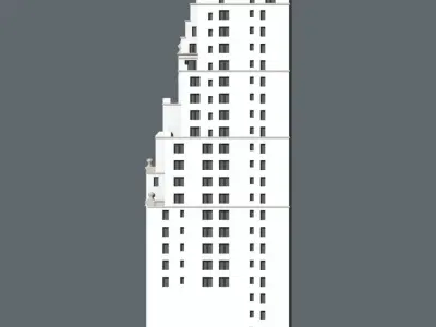 Hampshire House 3D print model