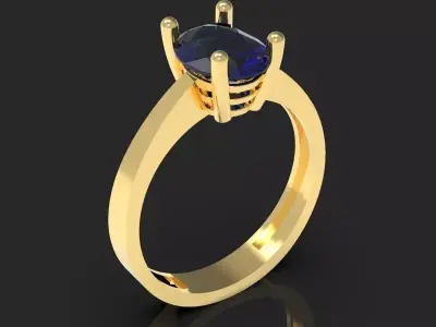 ring and earrings for 3D printing Free 3D print model