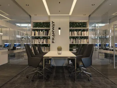 Modern Office Space 3D model