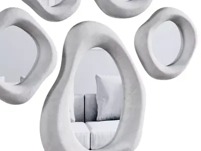 Amorphous Organic Mirror 02 3D model