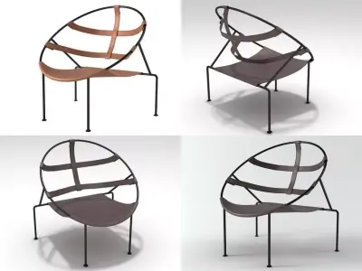 FDC1 Armchair 3D model