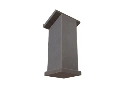 Lectern v1 003 Low-poly 3D model