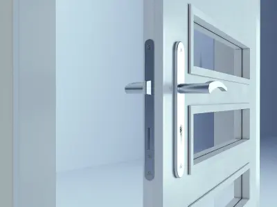 White Door 55 3D model