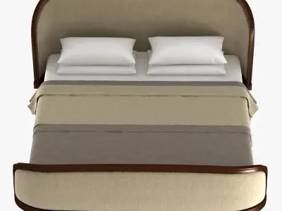 Custom made classic bed 3D model