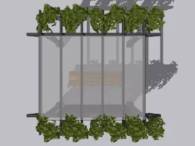 Gazebo 3D model 6