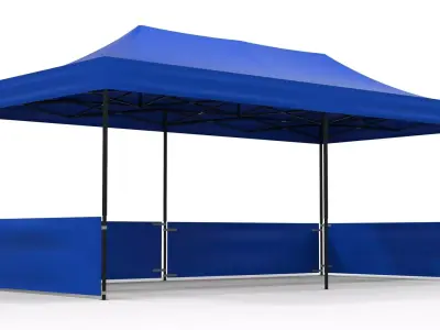 Event Tent 3x6 Modular Pop Up Canopy 3D model