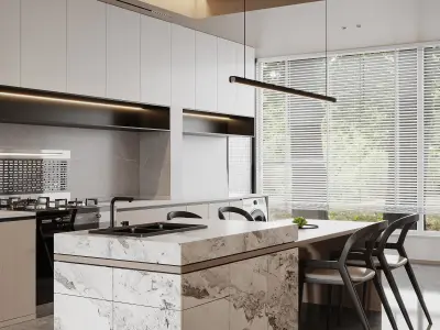 apartment interior scenes   3D model get