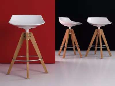 Flow Stool VN 4-65 3D model