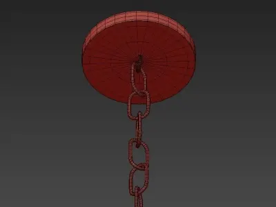 Chapman Classic Two Tier Ring Chandelier 3D model