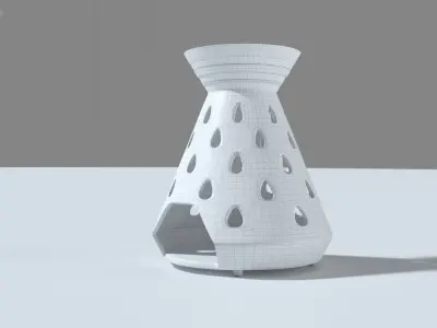 Lamp for candle 3D model