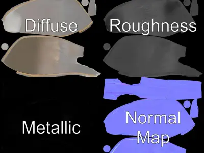 Modern Minimalist Bench Model Pack Low-poly 3D model