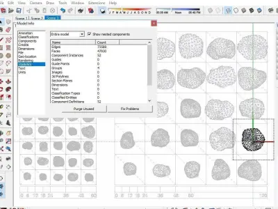 Natural Rockery-Gray Low-poly 3D model