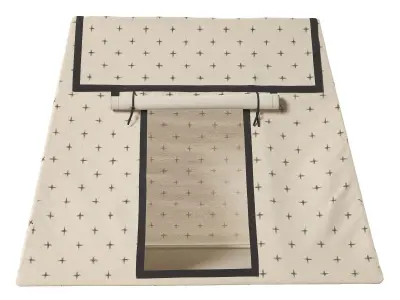 Crate and Barrel Ikat Kids Canvas Playhouse 3D model