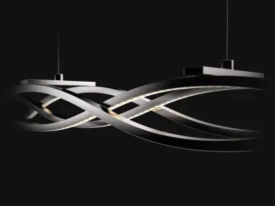 Sly LED Linear Suspension 3D model