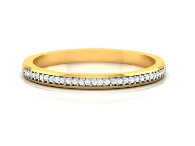 Diamond Ring For Women 3d Print Model 3D print model 24