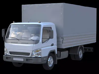 truck tent 3D model