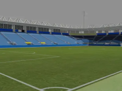 Stade Saputo - Montreal Canada 3D Model Low-poly 3D model