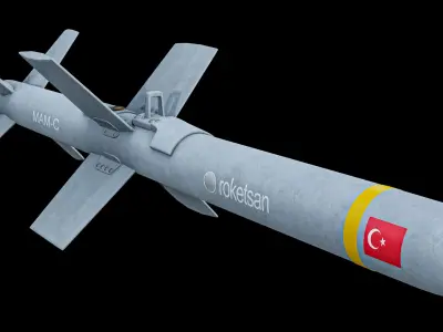  Roketsan x2 MAM Family Munituons Package L and C PBR 