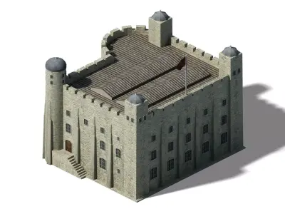 Different dimension - architecture 07 3D model