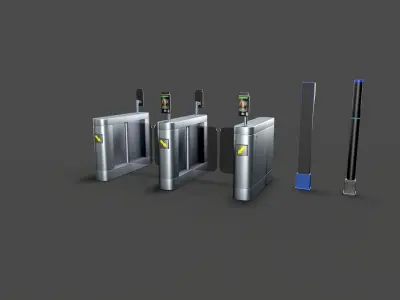 face recognition  Low-poly 3D model