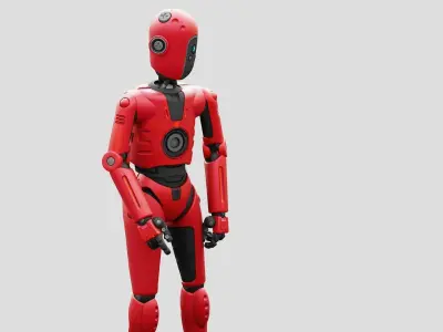 PROTOCOL DROID C-5 DS  RIGGED 3D model