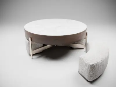 Coffee Table Round  3D model