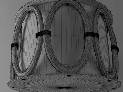 Chandelier nautical pendant light 3D model