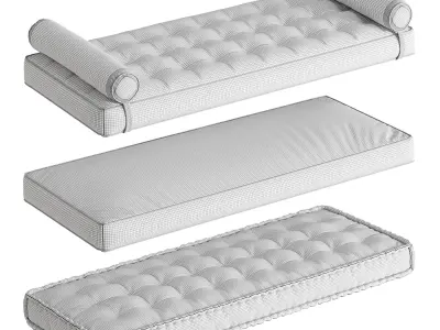 Seat Pillows Set 6 3D model