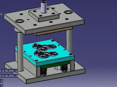 SHEARING FIXTURE MACHINE 3D model