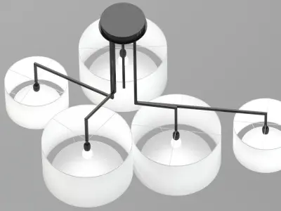 El Schmid NOON 5 pendant 3D model