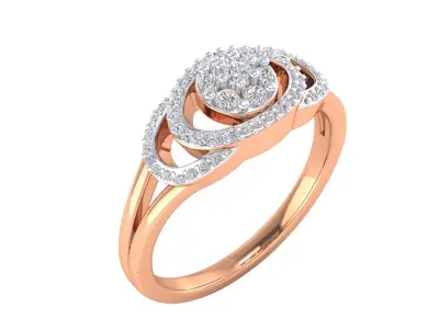  Women Ring Render 3dm STL MTL SLC JCD OBJ FBX Details 3D print model 36