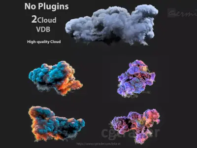 High-quality Cloud - 3D Volumetric cloud 3D model 3D model