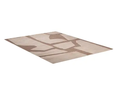 Fossil Tan RUG 3D model