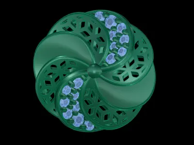light weight Earring-10 3D print model