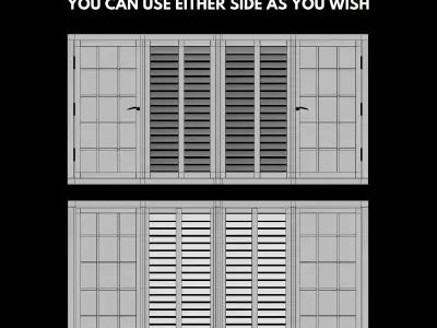 Modern Door Window Collection 3D model