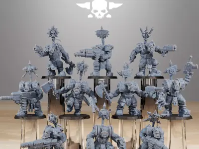 Orkaz SkullKrushers 3D print model