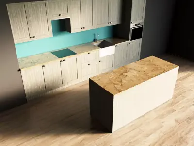 46-Kitchen10 texture 4 3D model